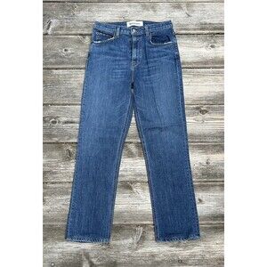 Reformation Jeans Straight Leg High Rise Medium Wash Women's Size 28